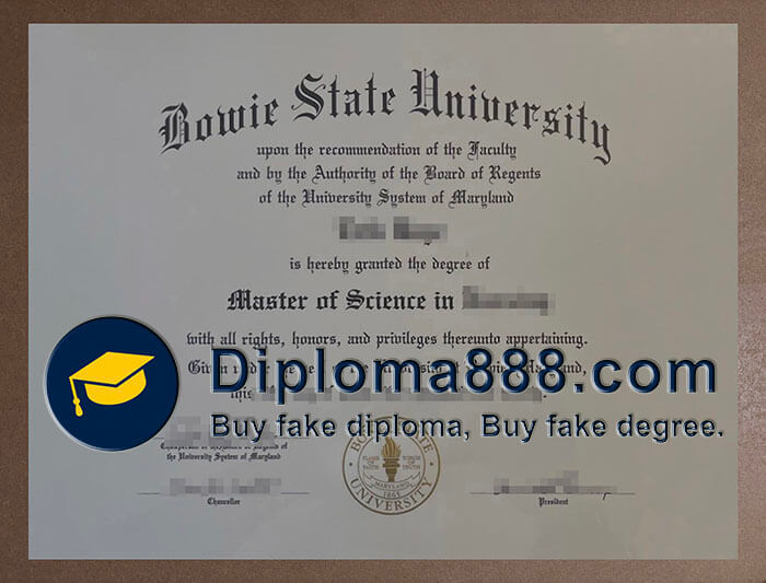 Bowie State University degree