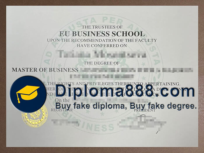 EU Business School degree