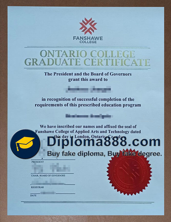 Fanshawe College degree