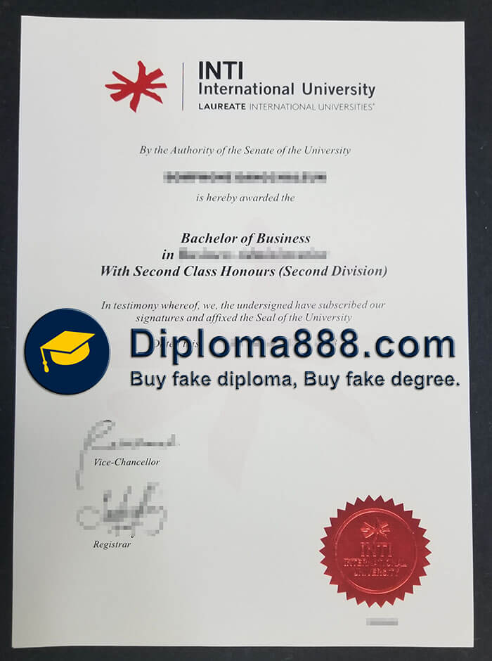 INTI International University diploma
