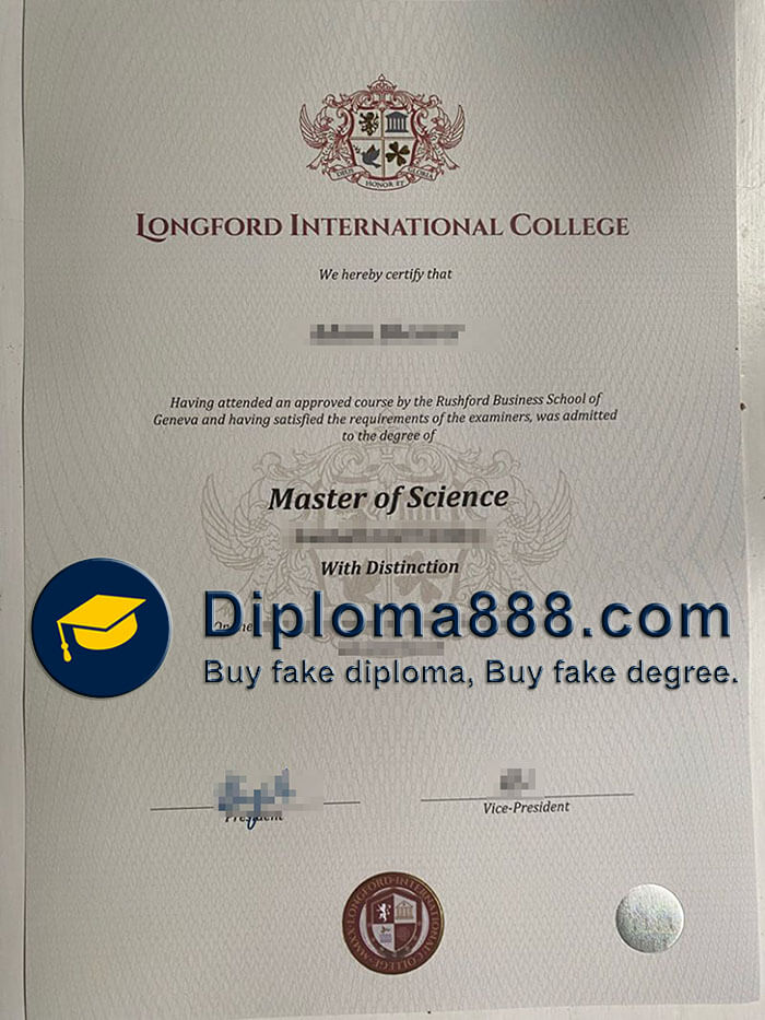 Longford International College diploma