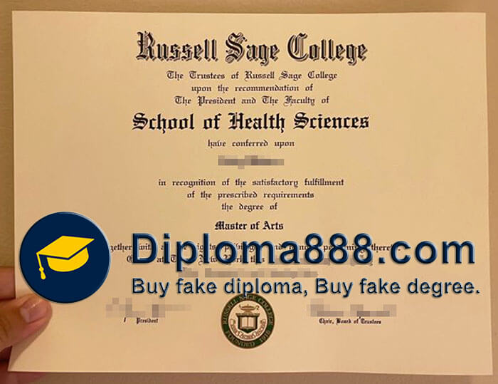Russell Sage College diploma