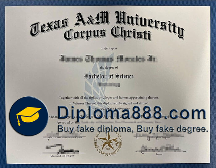 Texas A&M University Corpus Christi diploma