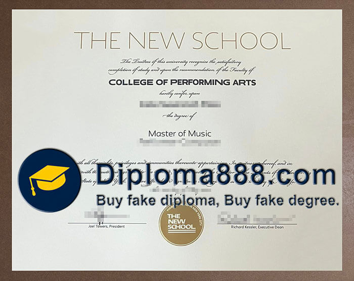 The New School degree
