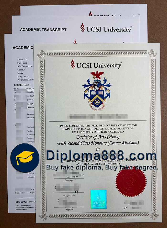 UCSI University degree