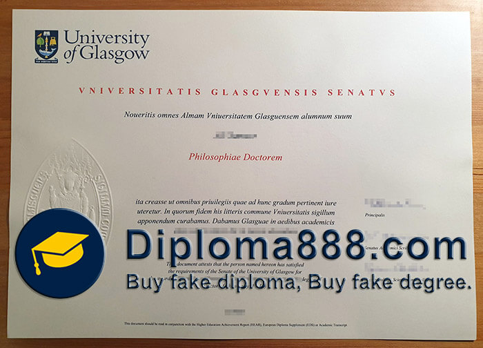 University of Glasgow degree