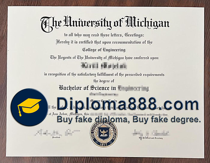 University of Michigan degree
