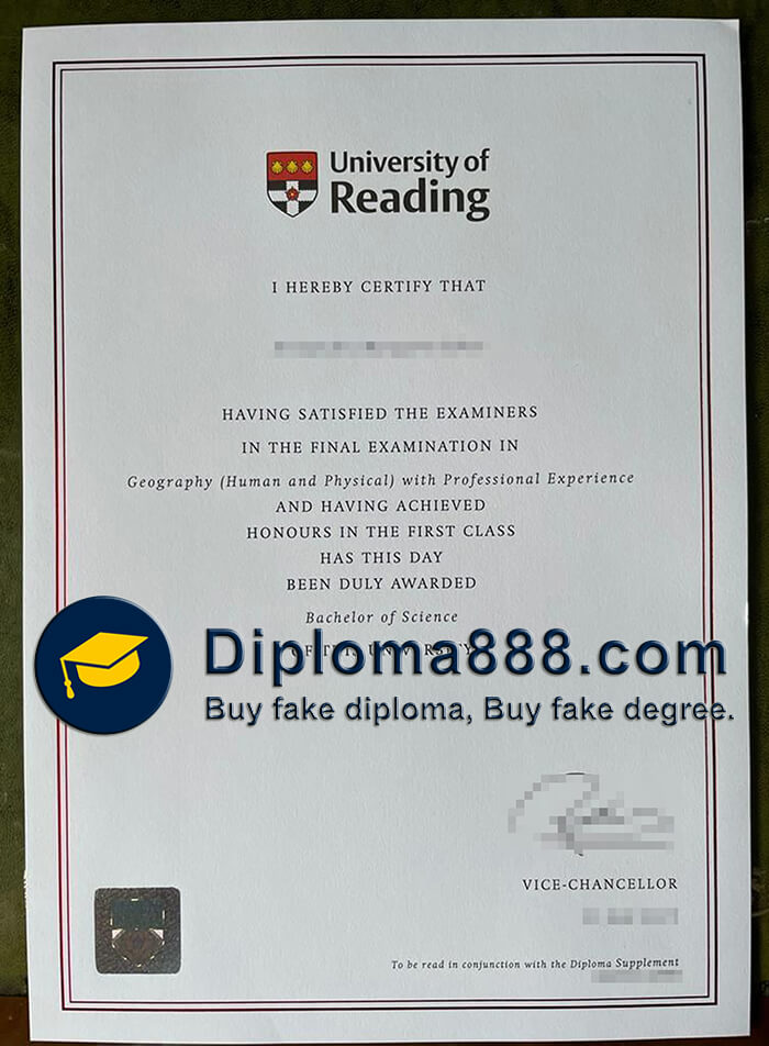 University of Reading degree