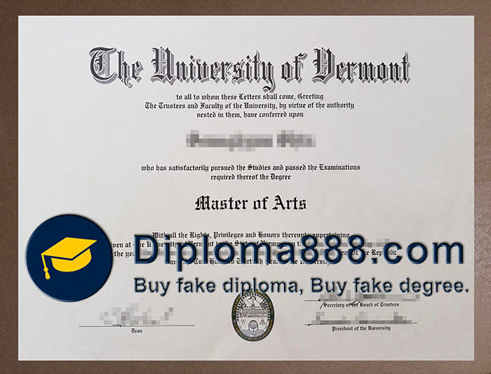 University of Vermont degree