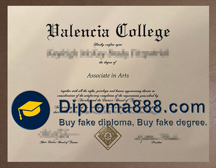 Valencia College diploma