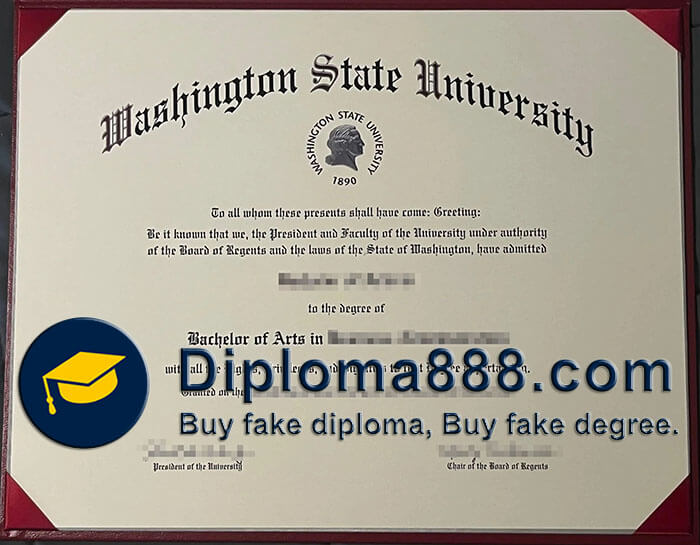 Washington State University diploma