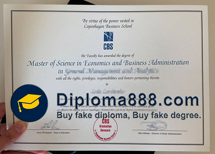 Copenhagen Business School diploma