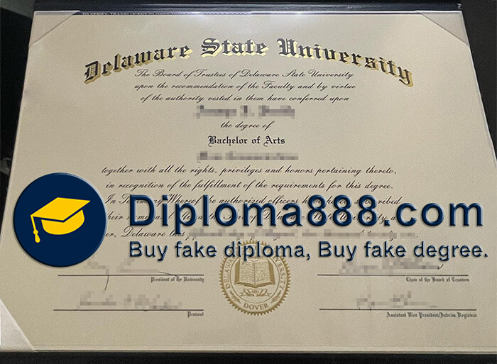 Delaware State University diploma