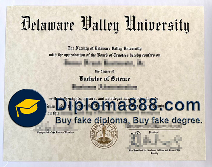 Delaware Valley University diploma