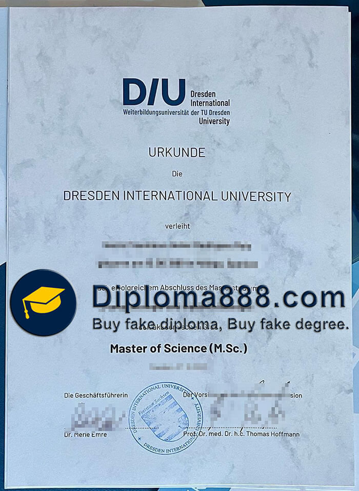 Dresden International University Zeugnis