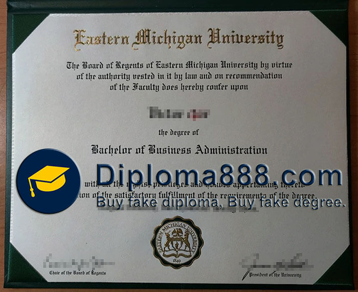 Eastern Michigan University diploma