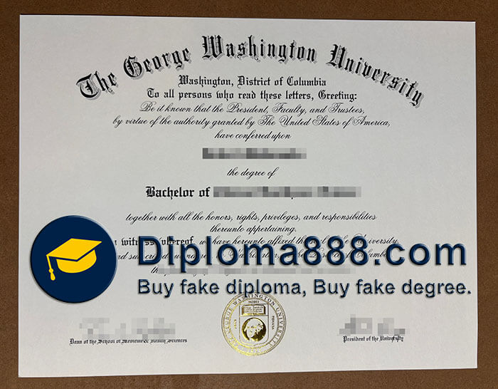 George Washington University degree