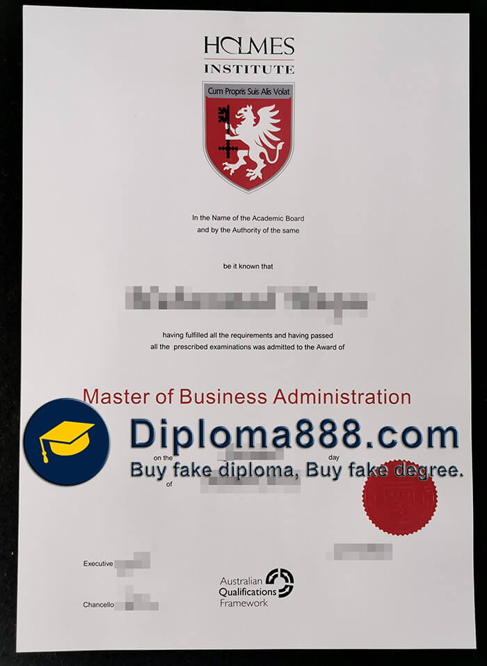 Holmes Institute degree