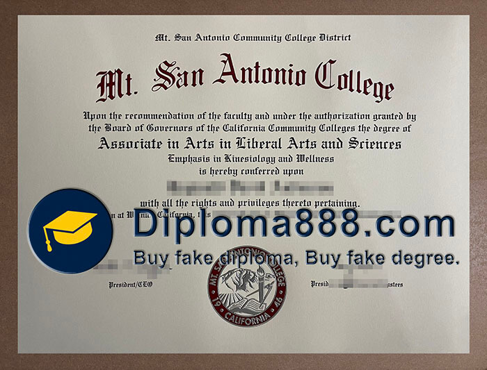 Mt San Antonio College degree