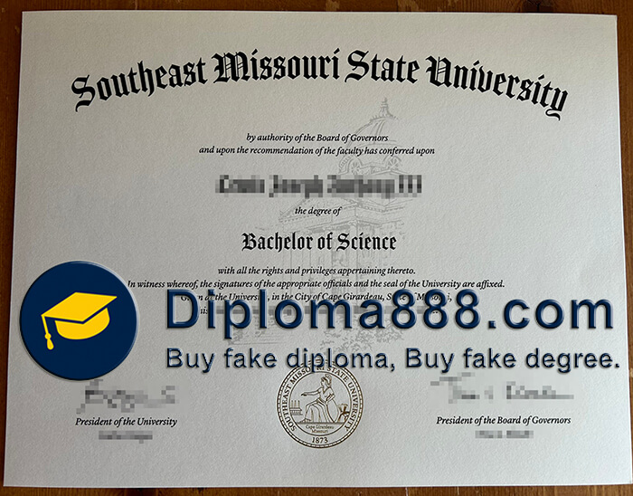 Southeast Missouri State University diploma