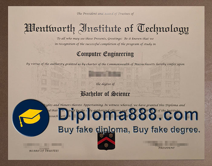 Wentworth Institute of Technology diploma