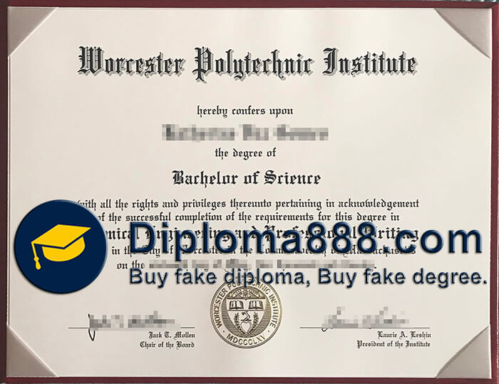 Worcester Polytechnic Institute diploma