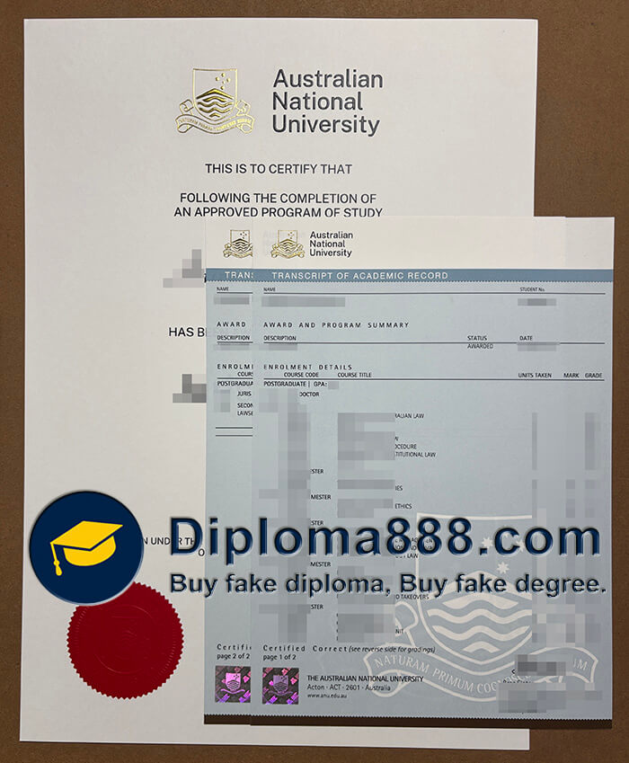 Australian National University diploma