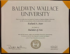 The cost to get a Baldwin Wallace University diploma online