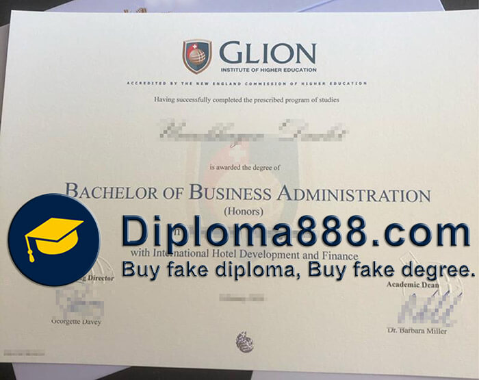 Glion Institute of Higher Education diploma