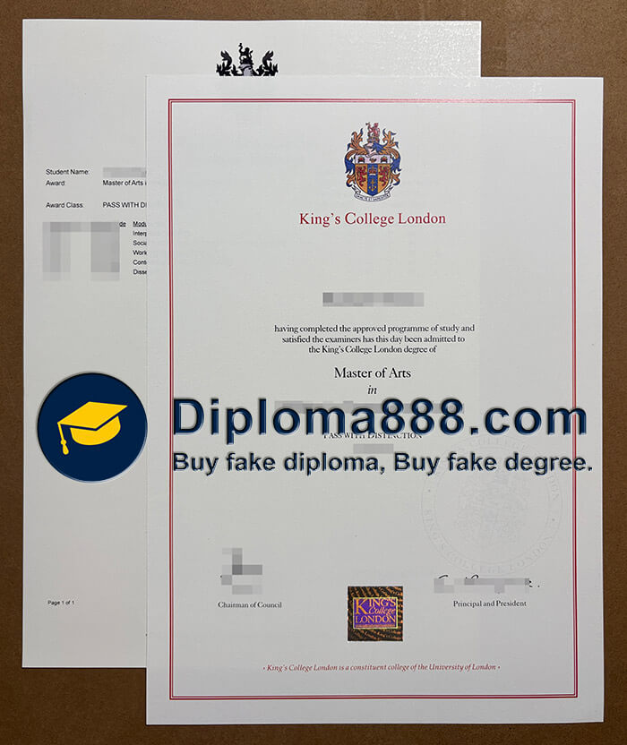 King's College London degree