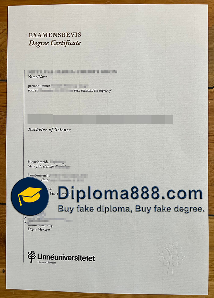 Linnaeus University diploma