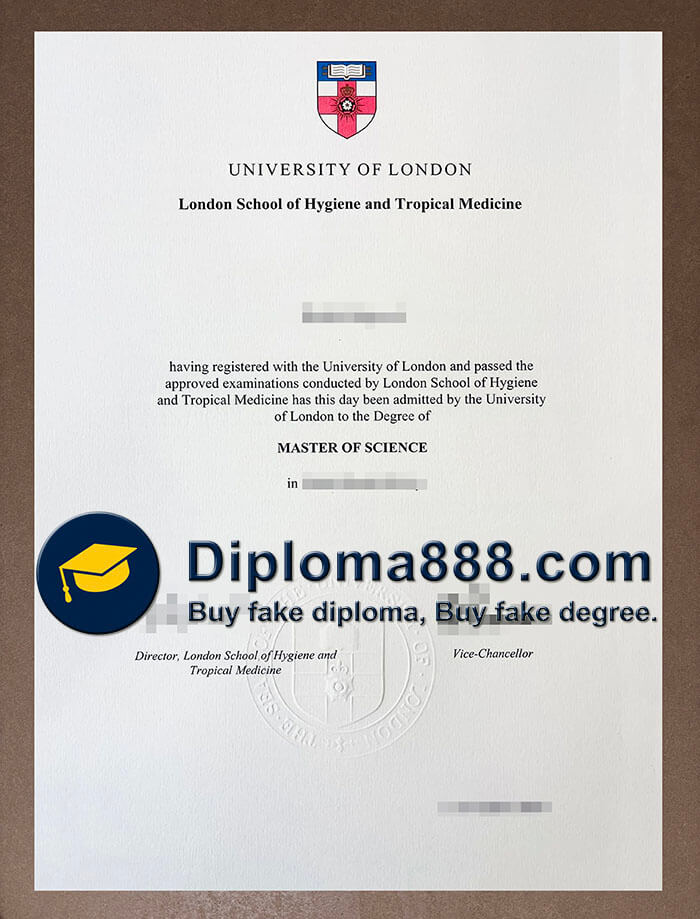 London School of Hygiene and Tropical Medicine degree