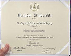 Quickly order a copies of your Mahidol University diploma.