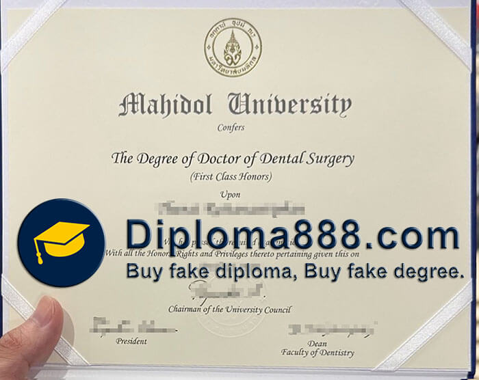 Mahidol University degree