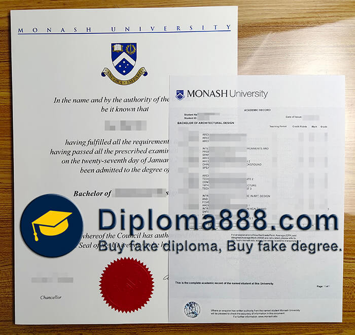 Monash University diploma