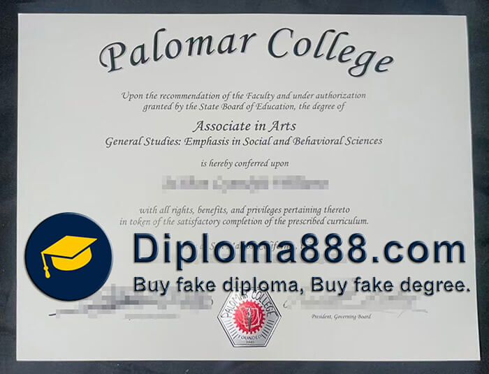 Palomar College degree