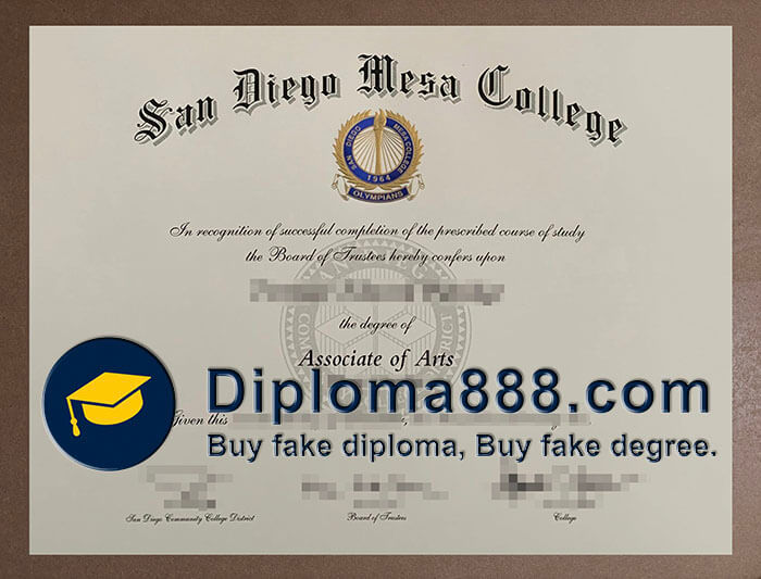 San Diego Mesa College degree