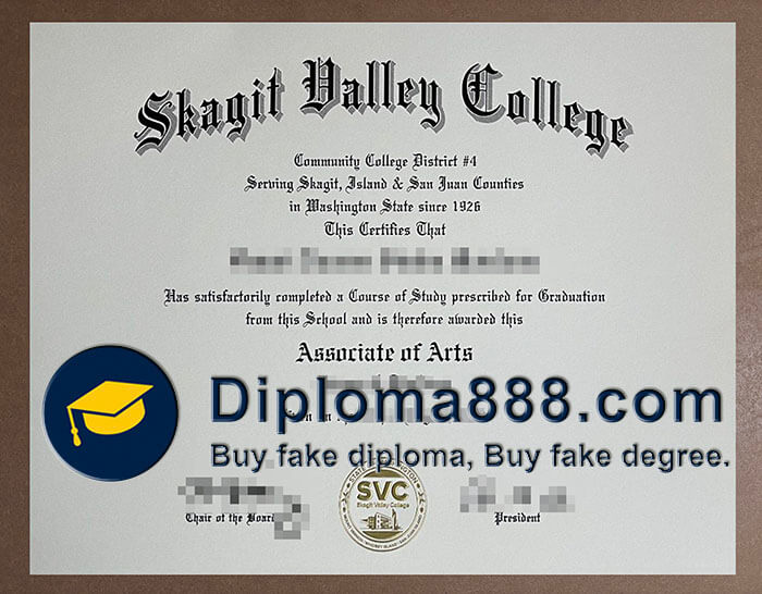 Skagit Valley College diploma