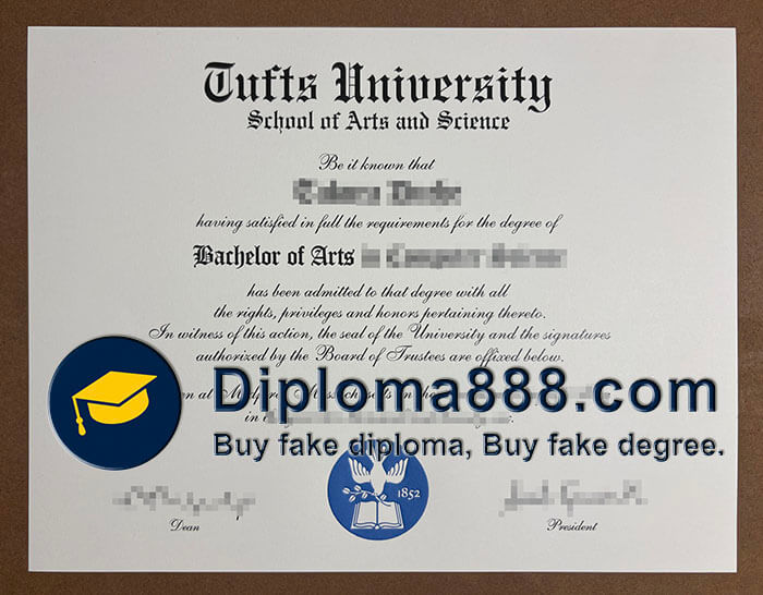 Tufts University diploma