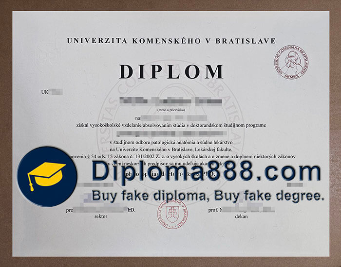 Univerzita Komenského v Bratislave degree