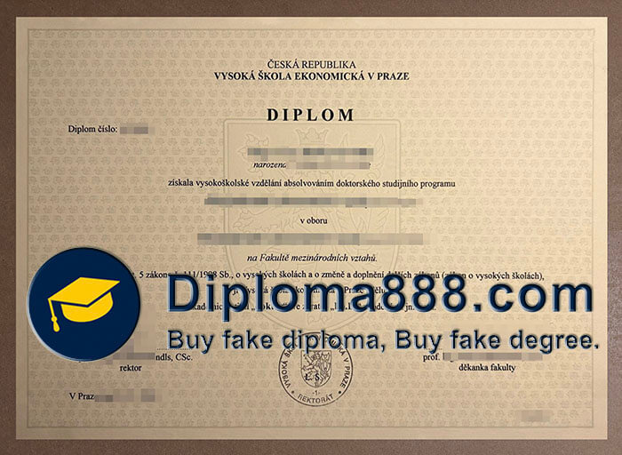 Vysoká škola ekonomická v Praze degree