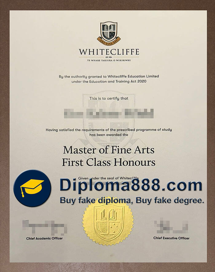 Whitecliffe College degree
