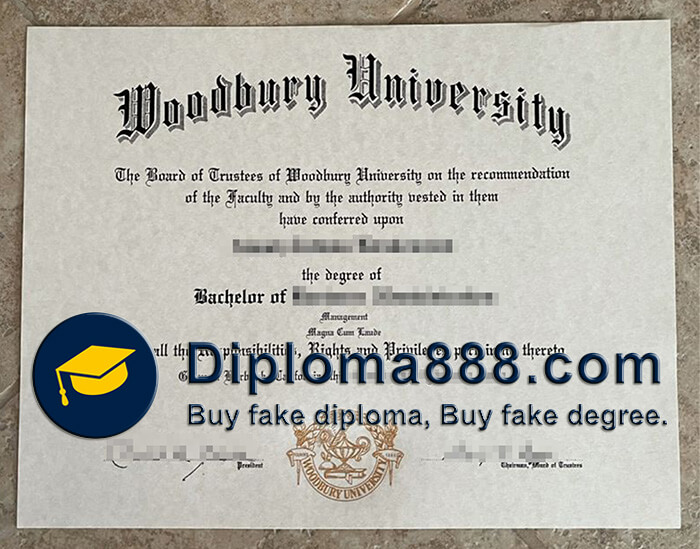 Woodbury University degree
