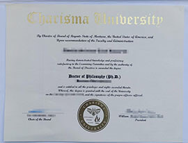 The Easiest Way to Copy Charisma University degree Online