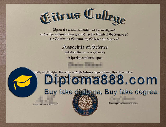 Citrus College degree