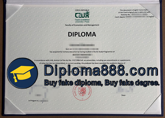Czech University of Life Sciences Prague degree