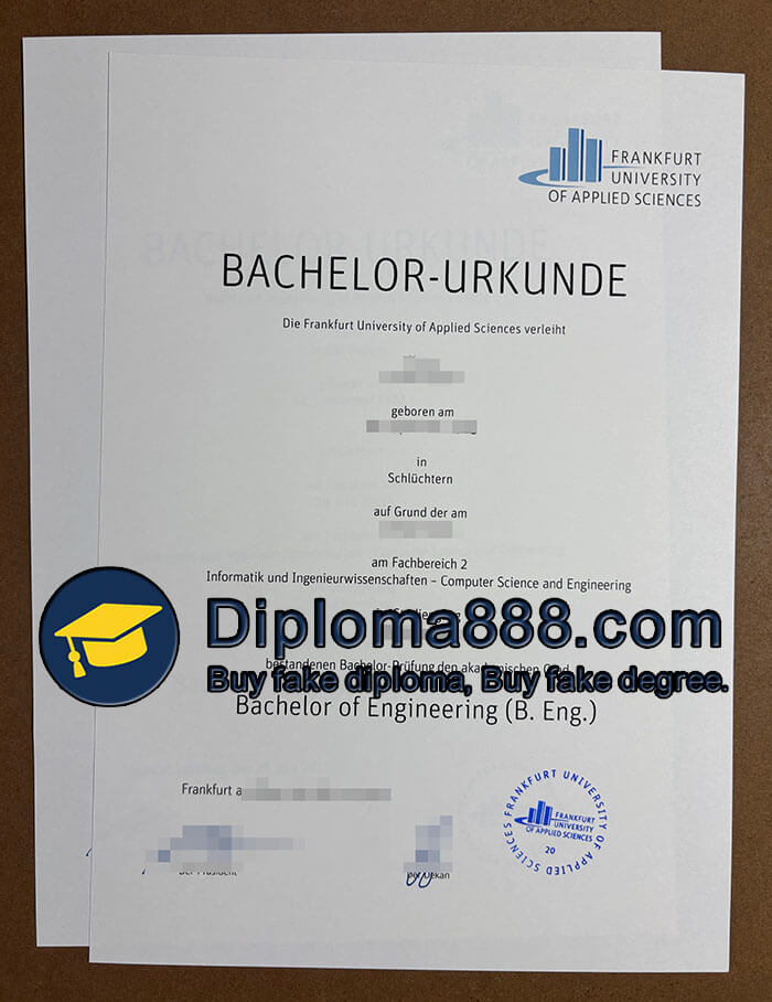 Frankfurt University of Applied Sciences degree