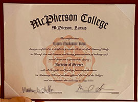 How to Get a Professional McPherson College degree Copy Online