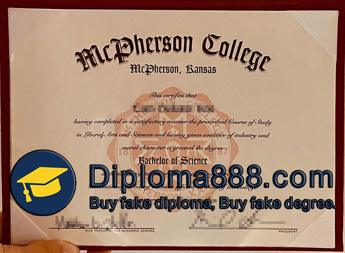 McPherson College diploma