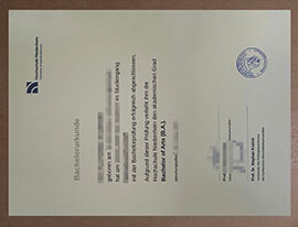 Making a copy of a Hochschule Niederrhein Urkunde online.
